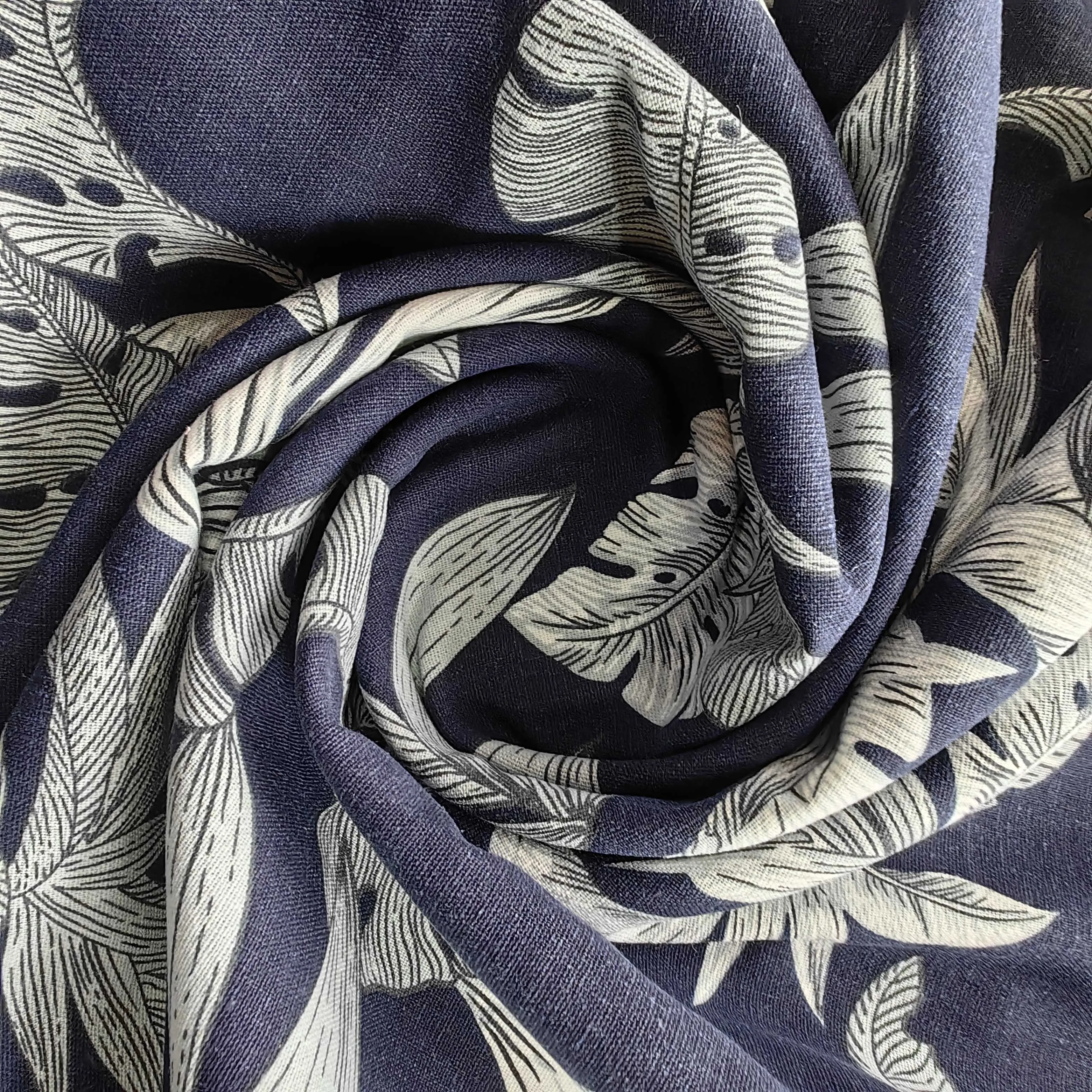 Italy 175gsm wide flax mixed linen  raw nature silk linen fabric wholesale for  garment linen