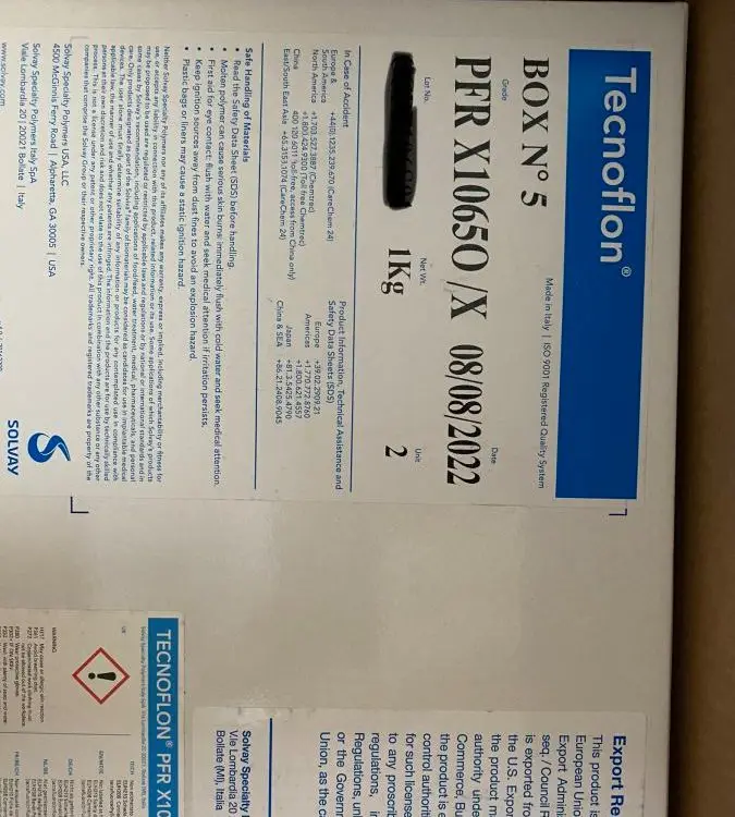 Solvay Tecnoflon FKM TN/FOR 9381/9385/P 959/539/TF 838K/210/4391/549L/95HT/94/459/5351/5351/06HC/5351U/N535/50HS/757/T 636