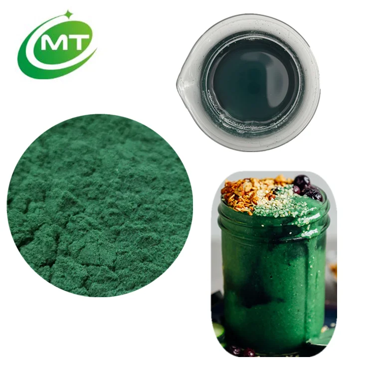 Прямая поставка с завода, органический пищевой и кормовой белок, синий порошок спирулины, Спирулина, экстракт пластины в порошке