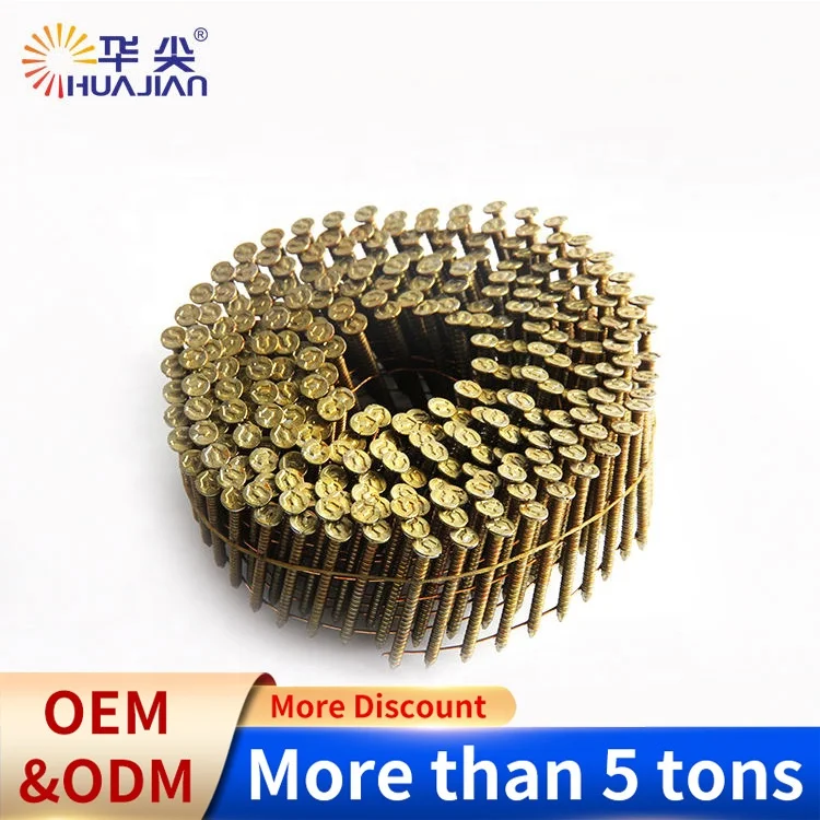 Best-selling good quality wire weld wooden pallet coil nail for pneumatic coil nailer