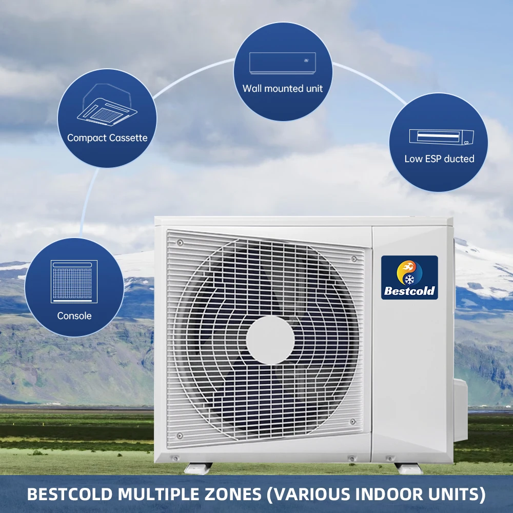 DC Inverter Vrv Vrf System Multi Zone Split Unit Manufacturer Air Conditioner