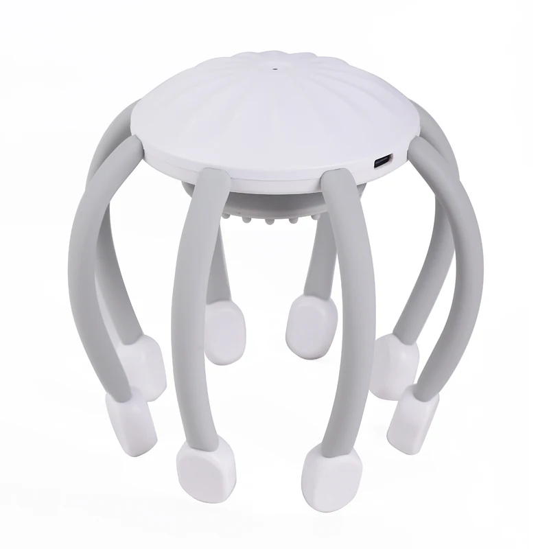 New Arrival Wireless Electric Relax Scalp Massager Fatigue Relief Portable Octopus Head Massager Relax Scalp Massage Machine