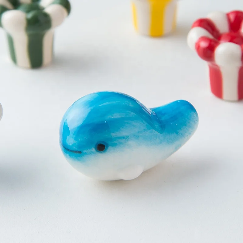 Customized Minimalist Furniture Hardware Handle Cartoon Style Drawer Knob Door Cupboard Wardrobe Kitchen Ceramic Cabinet Handles