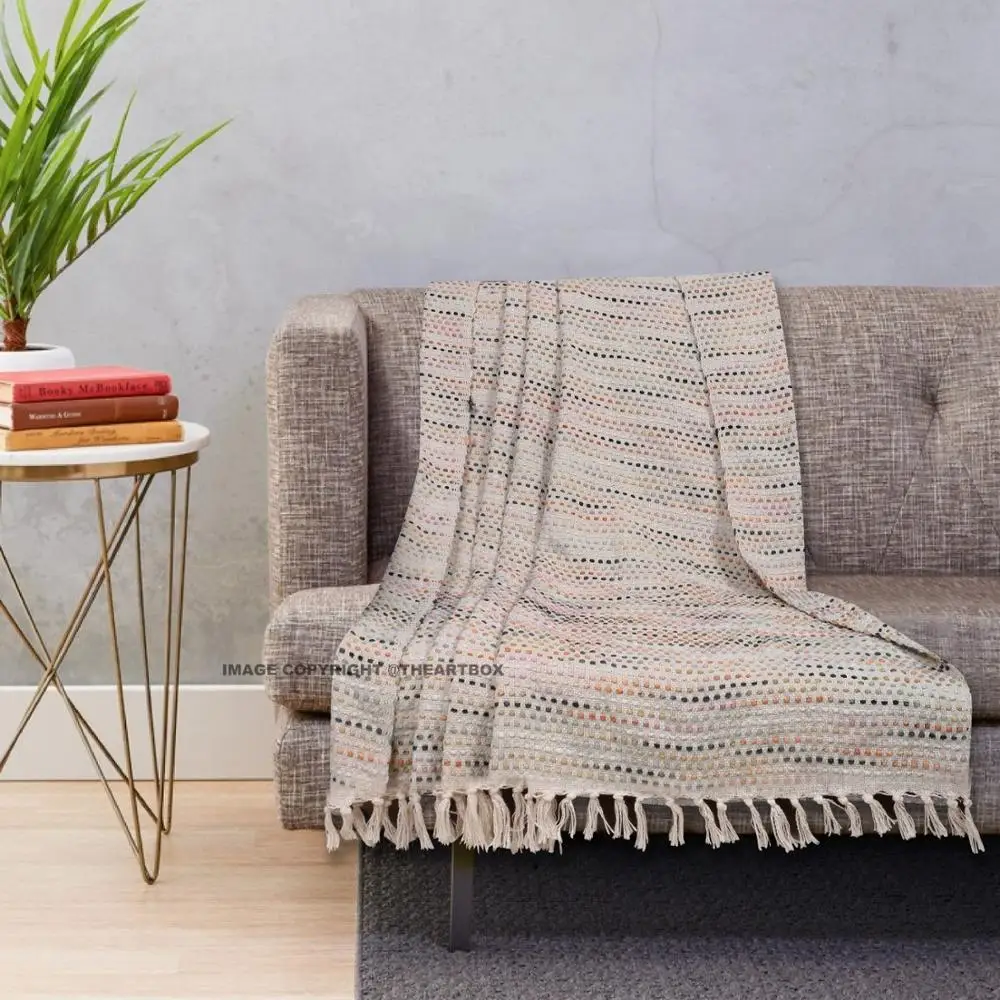 Throw Blanket Bear of Cute Factory Home Textile Handwoven Cotton Sofa Throw Blanket For Summer