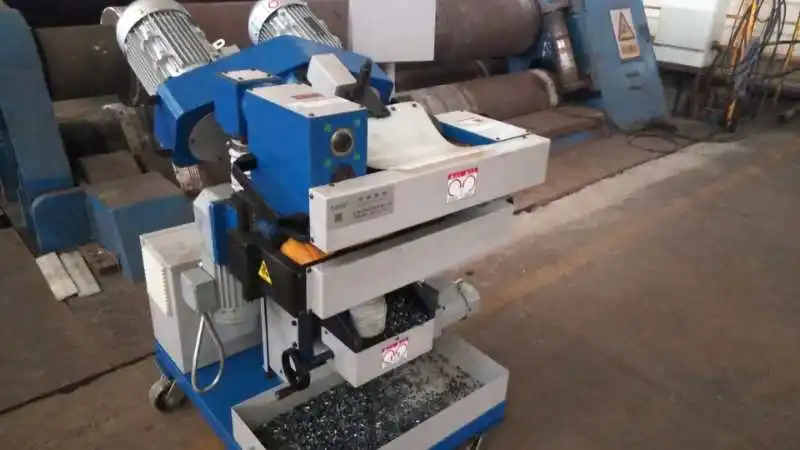 GMMA-100L angle adjustable steel plate edge milling Machine for 8-100mm thickness plate