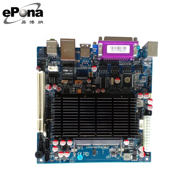 Горячая ядерным процессором Intel ATOM D425 промышленного мини-itx материнская плата