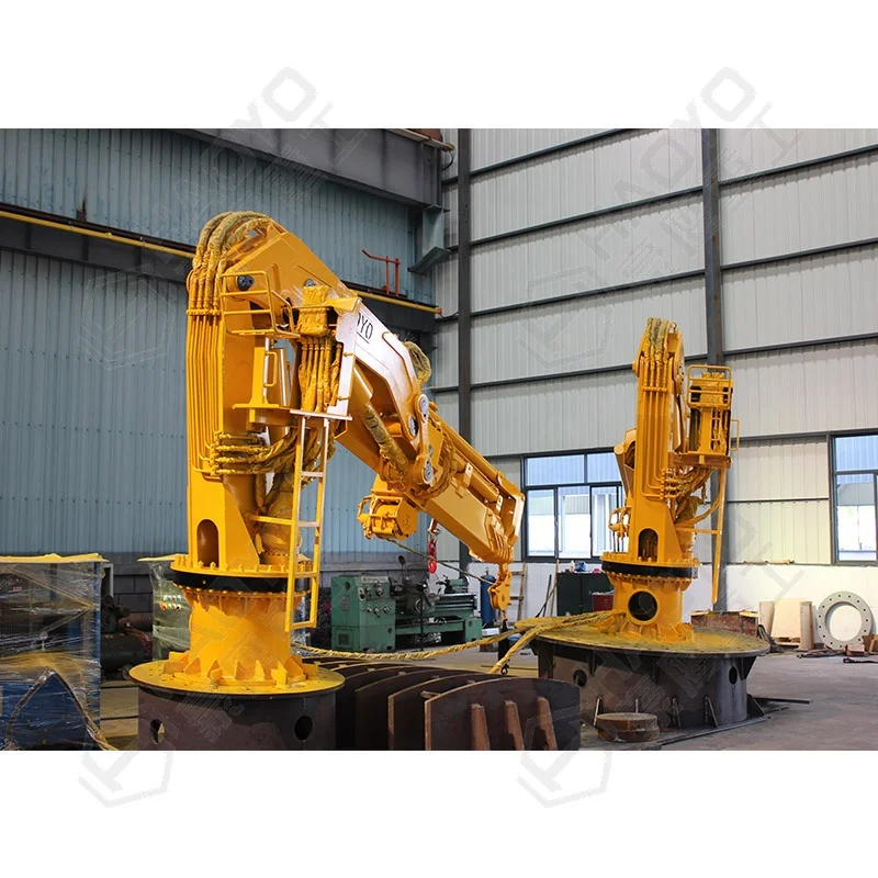 
5 Ton Small Deck Hydraulic Marine knuckle Crane Offshore 