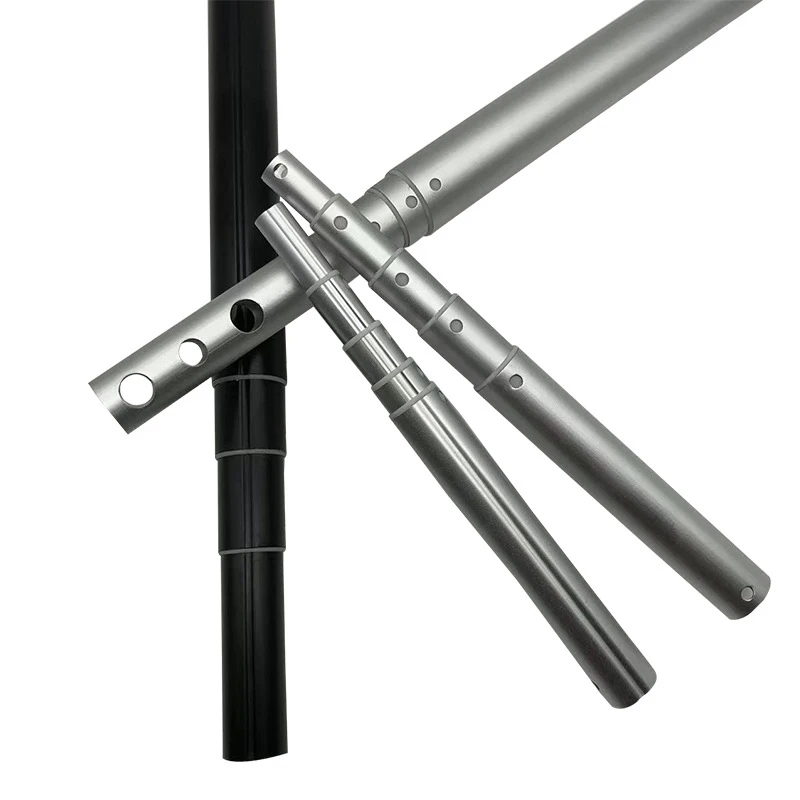 XSY Camera Tripod Stand Live Selfie Accessories Aluminum Alloy Double Groove Telescoping Pole