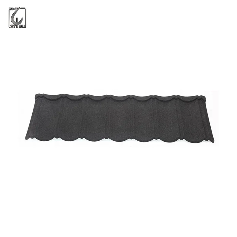 Free Sample Long Span Different Types Shingle Stone Coated Aluzinc Metal Roofing Tile