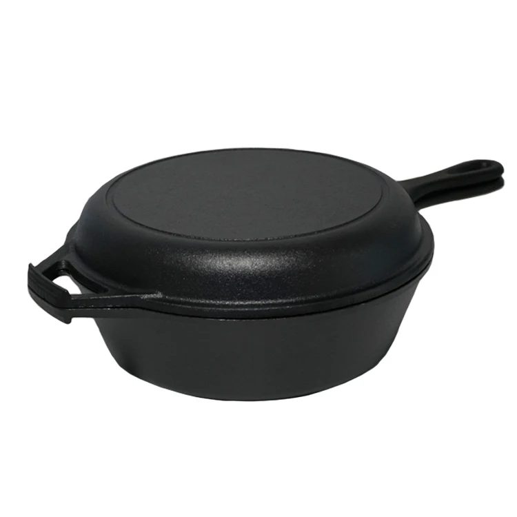 ChuiHua Manufacturer Sale 25 cm Sauce Pan and Fry Set Dual Purpose Non Stick Cookware for Double Pot