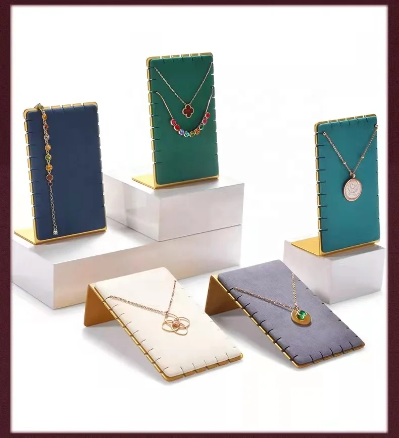 Wholesale Microfiber Trinket Tray Velvet Bracelet Earring Necklace Pendant Ring Display Jewelry Tray