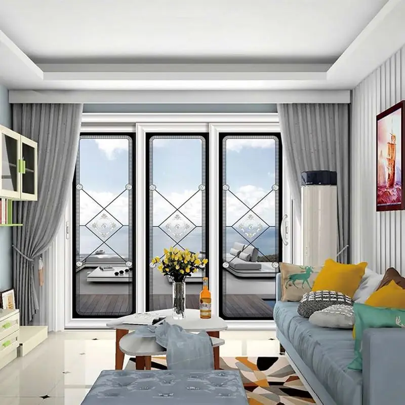 
Design High Quality Door stainless steel frame bathroom glass door 