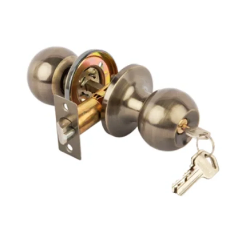 Заводская оптовая продажа Cerradura De Pomo шаровой ключ трубчатый цилиндрический дверной замок