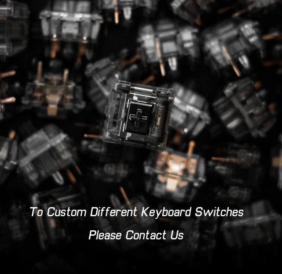 Custom Tactile Zorro Cotton Candy Color Cute Optical Lavender Tray Mechanical Gaming Keyboard Switch