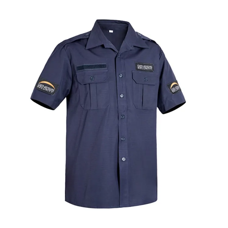 Half Sleeve Security Uniform Shirt Security Guard Uniform Shirt Security Guard Uniform With Pocket