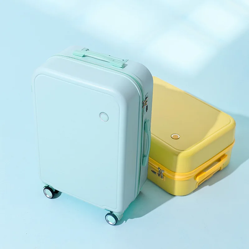 Macaron trolley case student luggage sets  female universal wheel mother box 24 inch 26 inch password consignment travel box