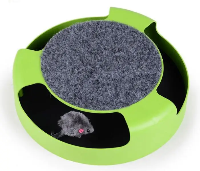 Автоматическая вращающаяся мышь, Кошачий коготь, круглая кошка, пластиковые игрушки, товары для домашних животных