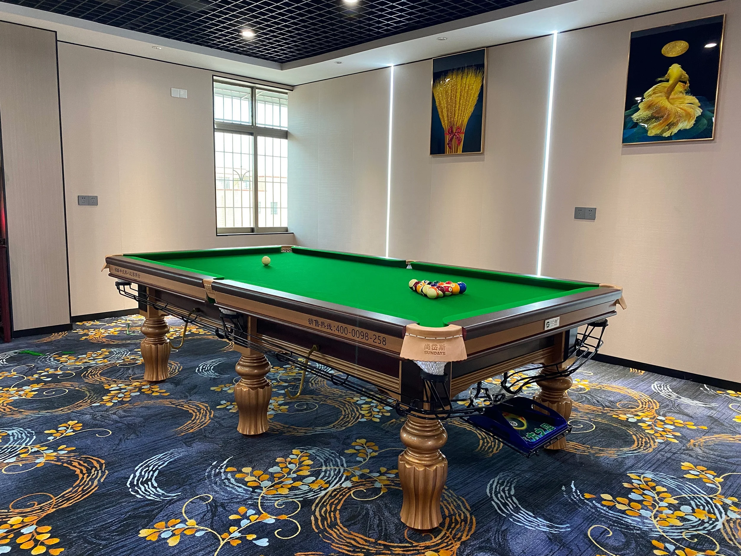 7ft Russian Billiard Table Cleaners Snooker & Billiard Balls Genre