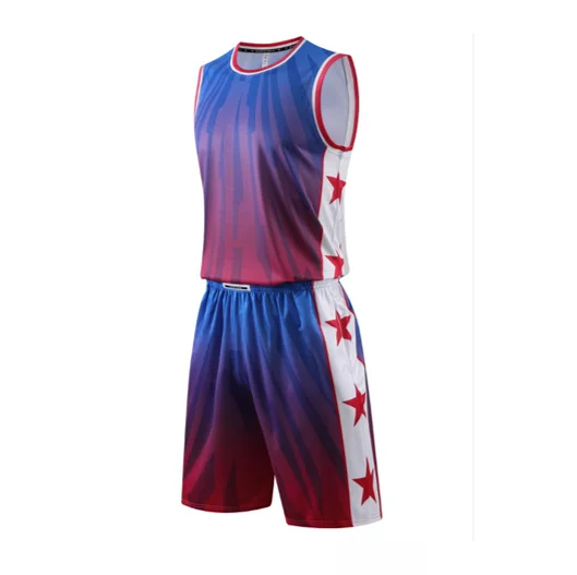 2021 Latest fashion sleeveless custom your own team men basketball jersey