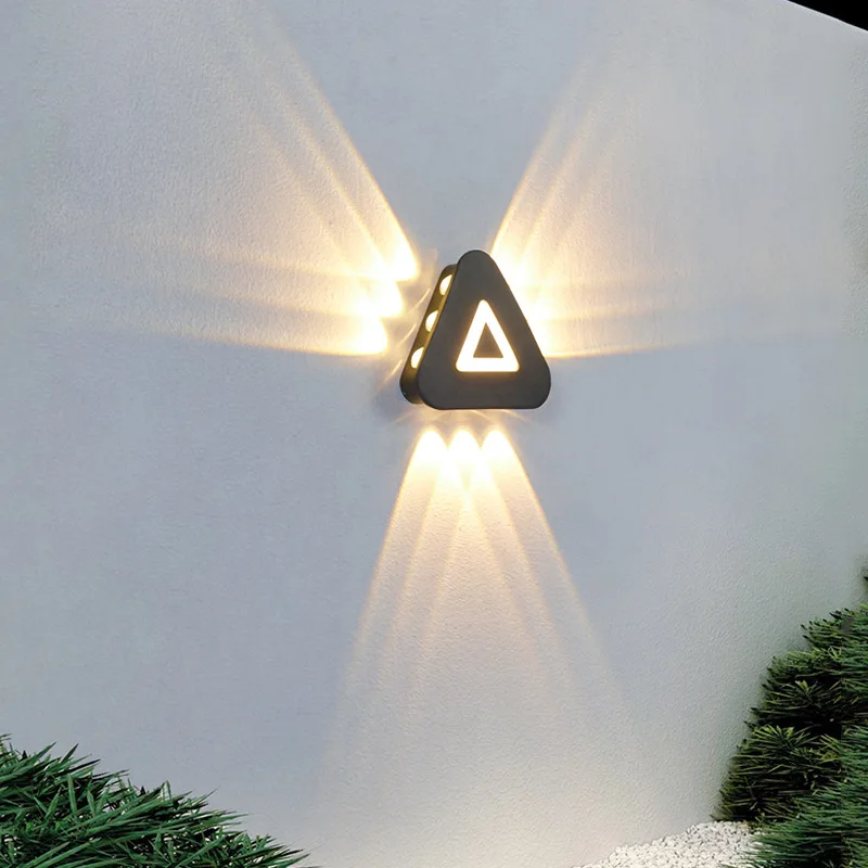 IP65 Waterproof Wall Sconce Motion Sensor 4000K 120 Sensing Angle Dusk Dawn Wireless Fence Lights Garden Outdoor LED Wall Light