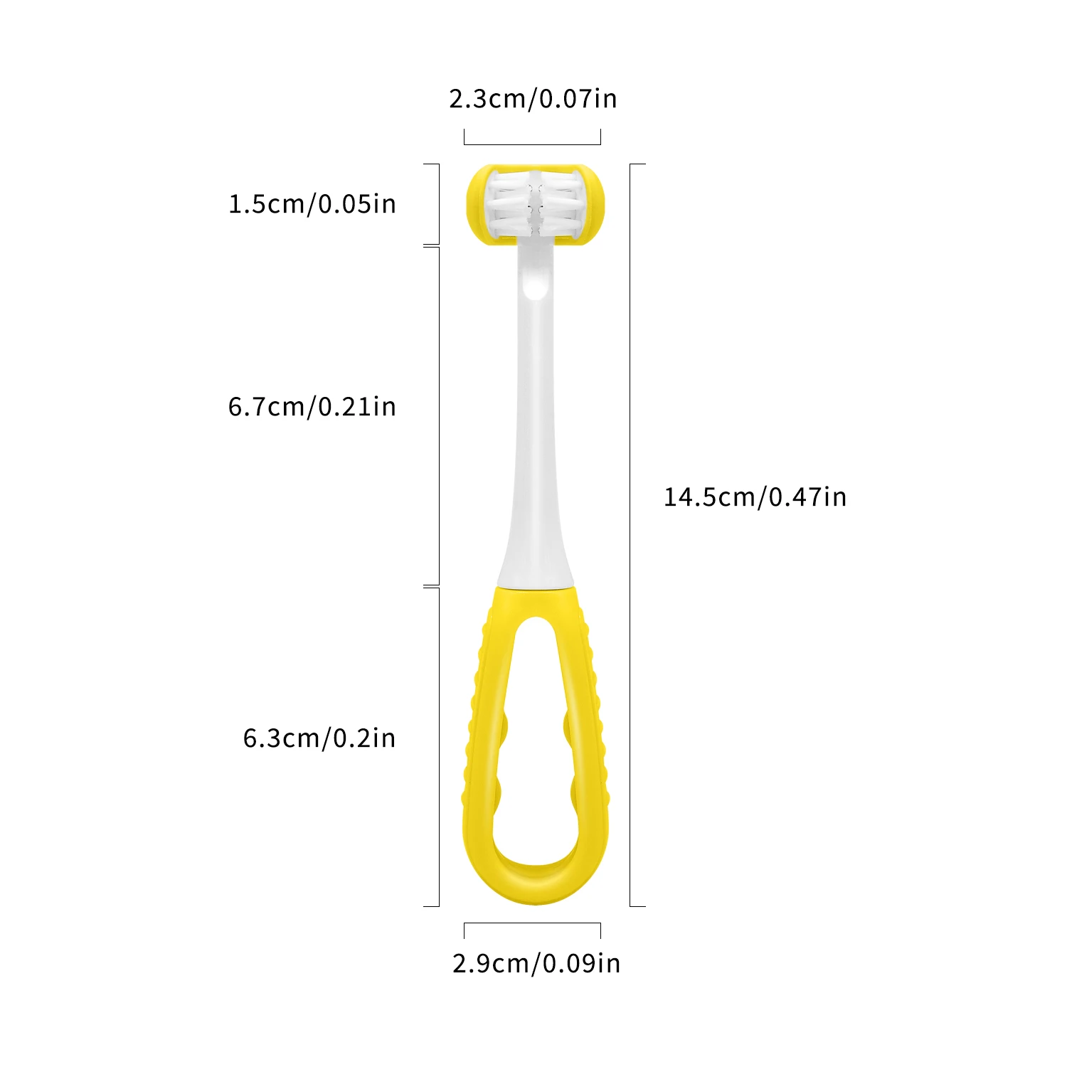U-shape Soft Hair Toothbrush for Babies HOT Selling Product 3-sided Dupont Kids Toothbrush Customized Logo Acceptable 20pcs