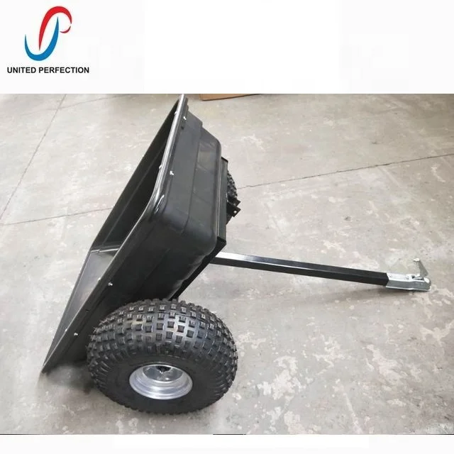 March sale 2020 Promotional 300L 10 Cuft plastic utility trailer atv log trailer atv trailer price with fast delivery