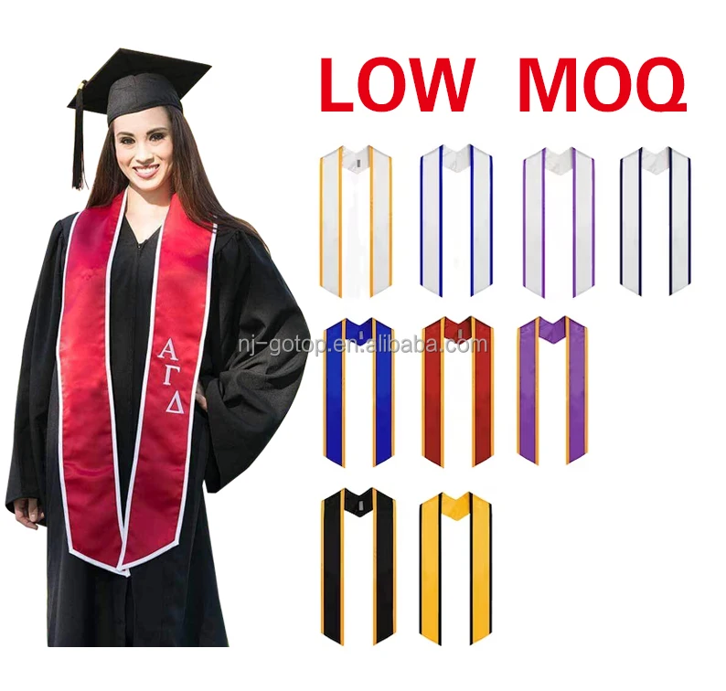 High Quality Graduation Stole Sash Trinidad Tobago Flag Graduation Country Flag Graduation Stole for International students