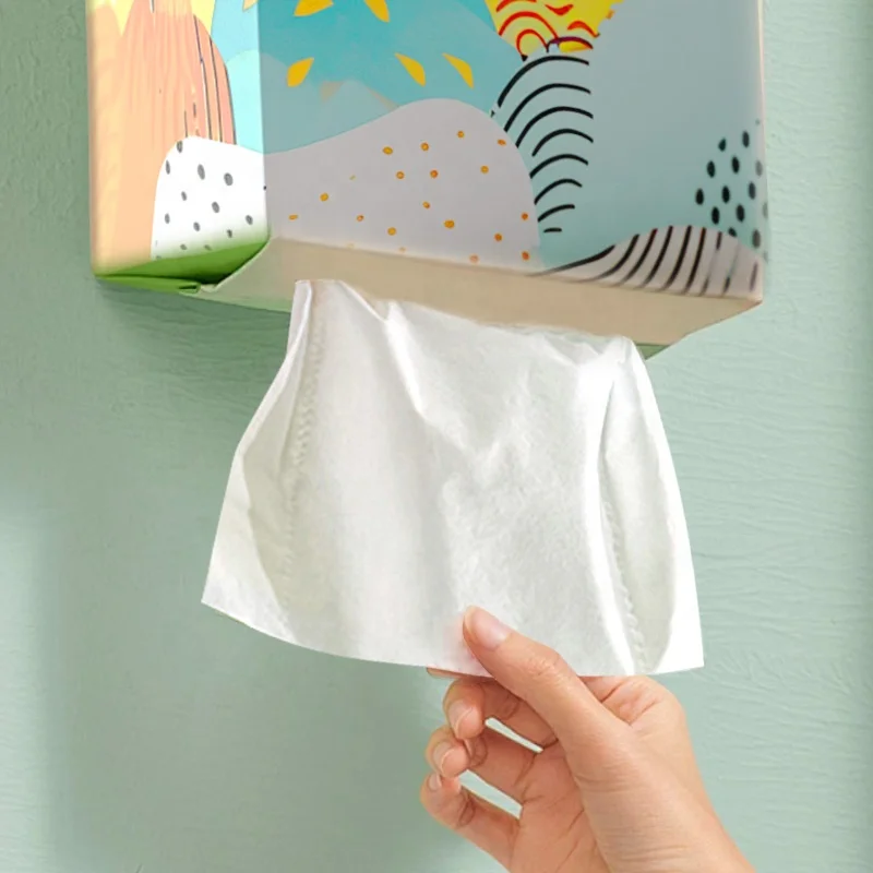 Best Price Facial Tissue 500 Sheets Pocket Facial Tissue 4 Ply Toilet Paper Hanging Bag Wall Hanging Tissue
