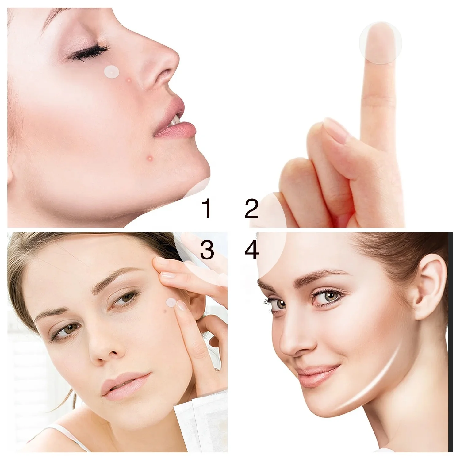 Best Hydrocolloid Acne Pimple Patch on Face Alternative at Home After Moisturizer for Skin Tags, Face and Sensitive Skin