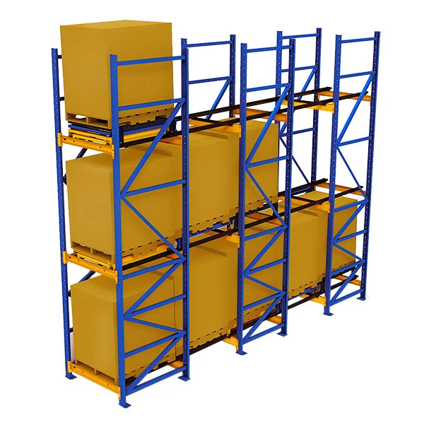 Нажимная полка, настраиваемая сверхпрочная полка для поддонов, полка для хранения с тележкой