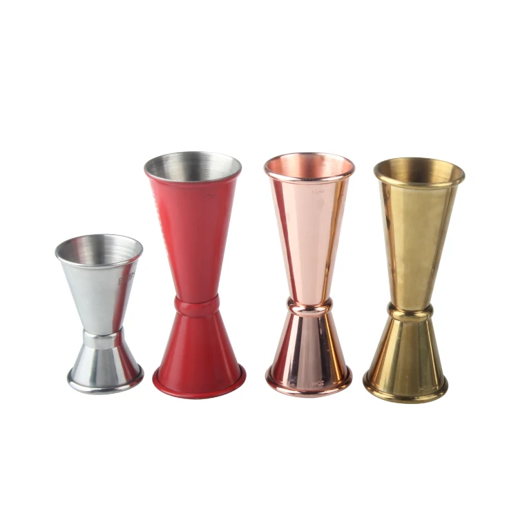 Japan Style stainless steel 304 double rim Jigger with Measuring 1/2OZ