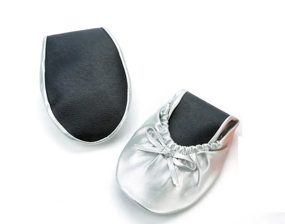 customer OEM logo after party ballet flats folding casual+ shoes