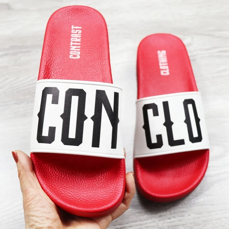 
PVC low price pink sliders slippers, beach sublimation flipflop for sandals,Children slippers slide sandals for kids 