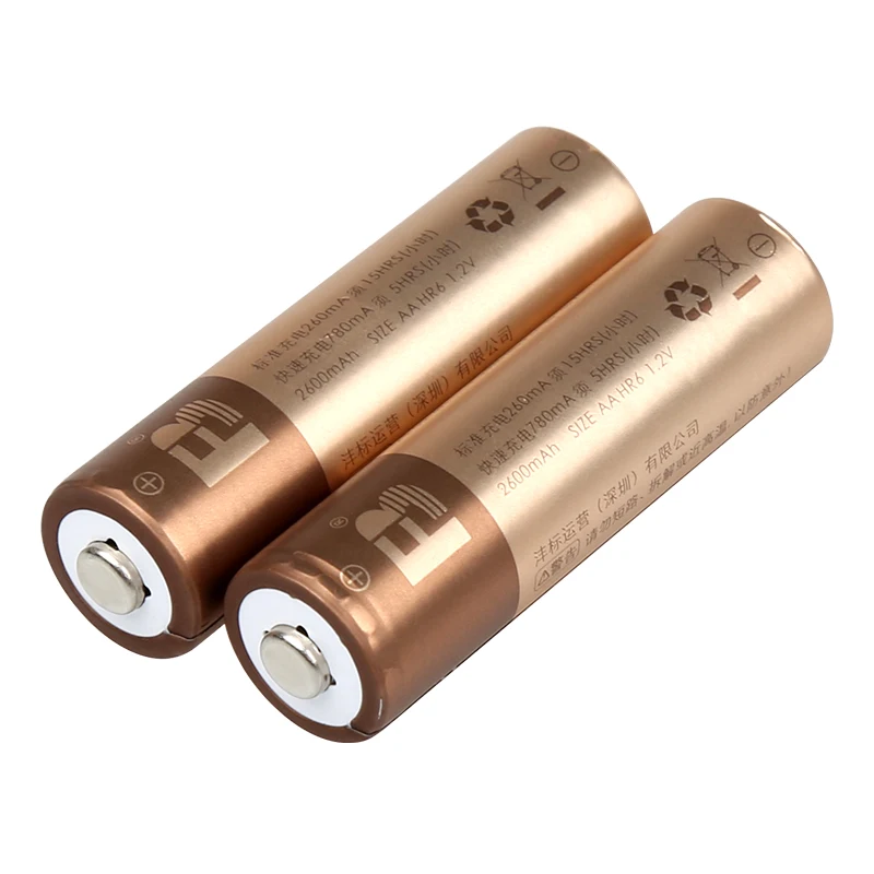 Customize aa batteries ni-mh 1.2v AA 2600mah Mouse Remote control no.5 nimh rechargeable battery