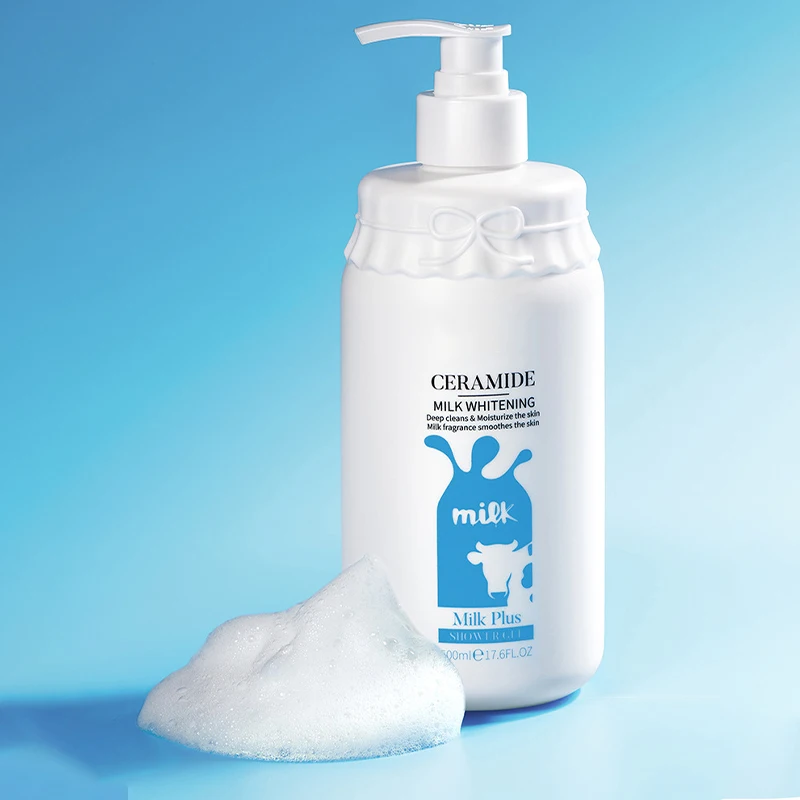 High Quality White Care Bleaching Lightening Best Milk Skin Whitening Body Wash Shower Gel For Black Skin