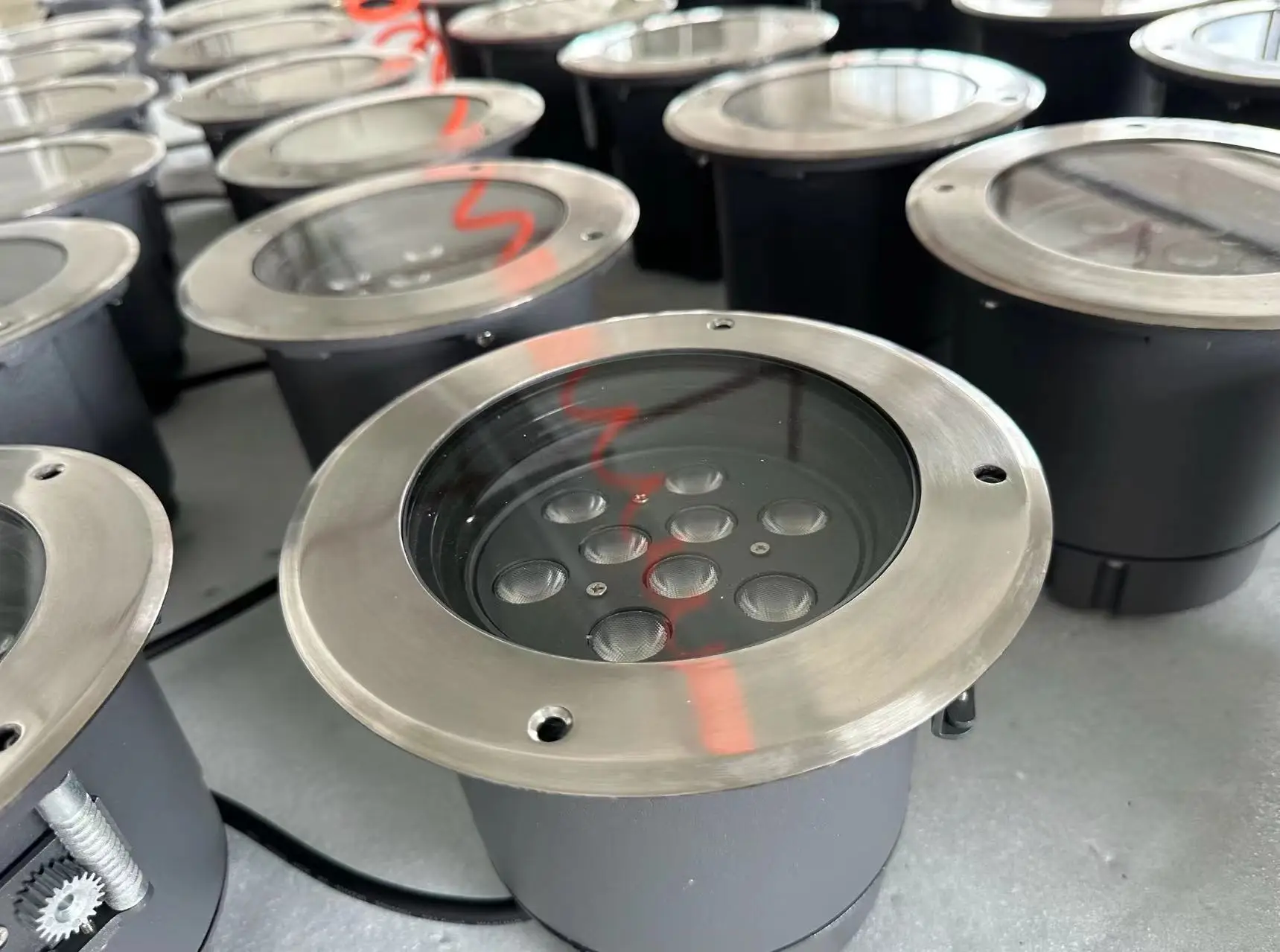 led underground light 18w 24w 36w 54w 72w high quality SMD fiber optic lighting for garden