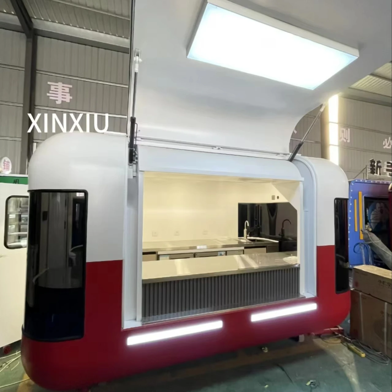 Export Israeli food kioskstreet food cartmobile coffee cart with full kitchen pizzaair conditioning restaurant wholesale price
