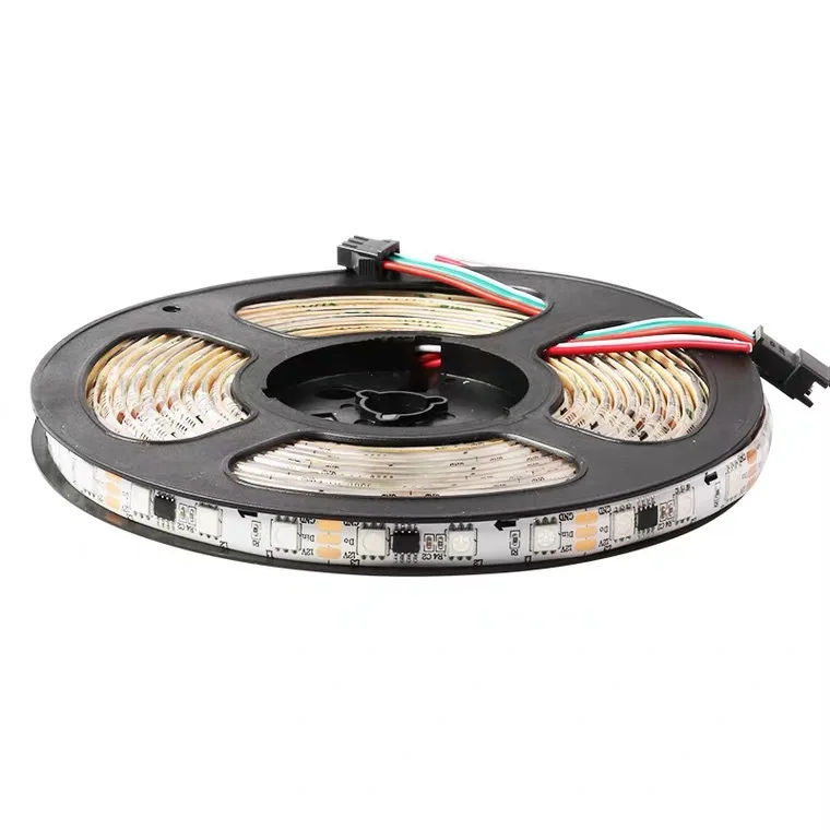 5050RGB-30D Casing Illusion LED Strip Bluetooth Controller + 24 Keys Infrared Remote Control + 12V Adaptor