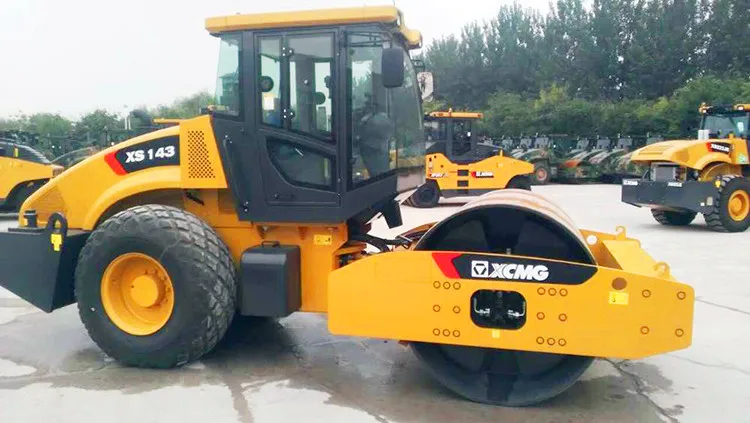 Однобарабанный Вибрационный дорожный каток XCMG factory XS143 14 тонн
