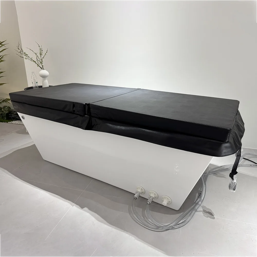 Acrylic Wifi App Control Cold Plunge Tub Athlete Recovery Ice Bath Tub Freestanding Cold Water Bathtub With LED Light