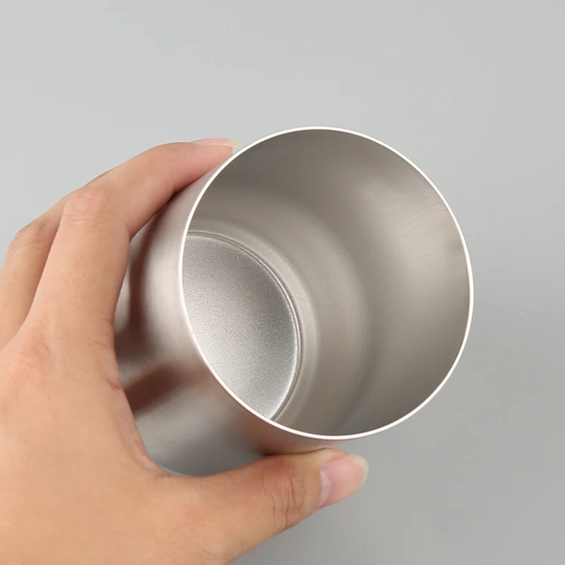 New style stainless steel water cup metal water cup