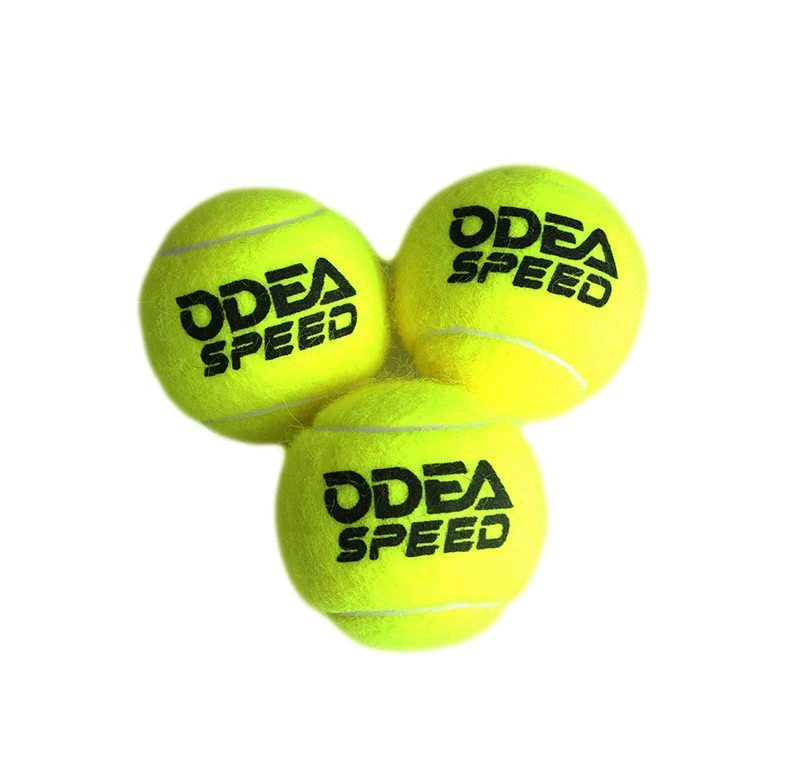 Odea Factory Wholesale Customizable Adult Tennis Ball ITF Approved Durable Natural Rubber Wool Training Pressurized Ball