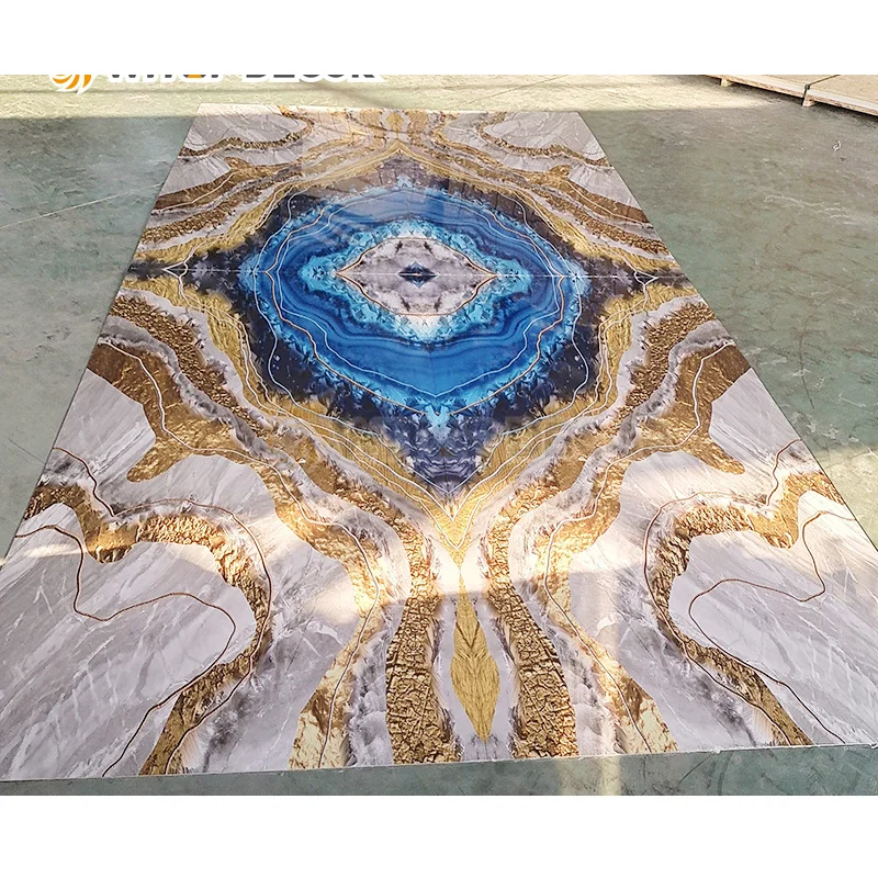 Wholesale best quality  uv sheet Pvc Marble Sheet  For Interior Decoration