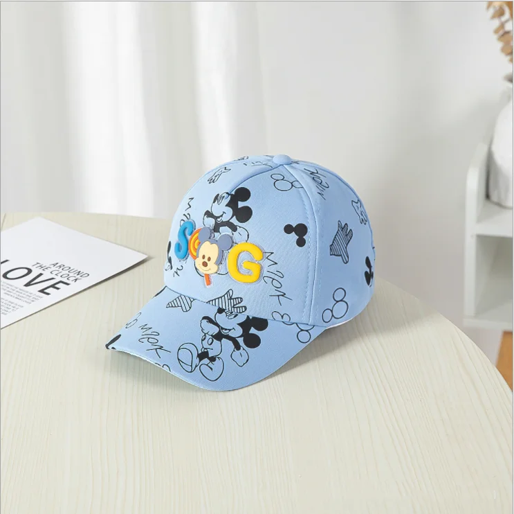 2021 new boys girls baseball cap spring summer cartoon Mickey sun hat kids hat