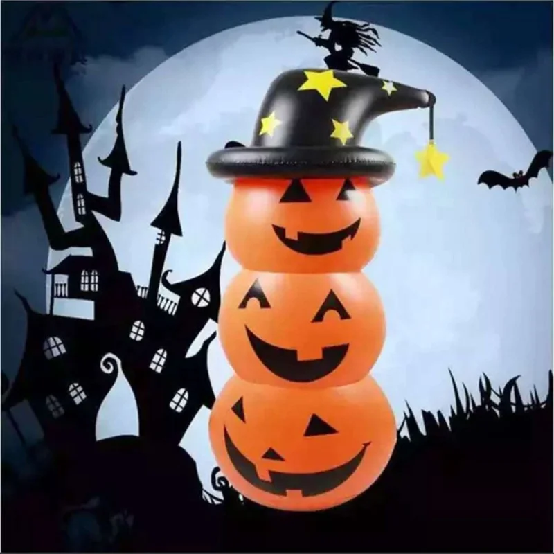 Outdoor Halloween Inflatable Pumpkin Ghost Halloween Decorations Inflatable Toy