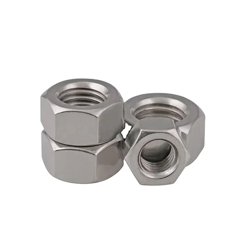 DIN934 A2 A4 70 M12 Stainless Steel Hex Nut Metric Fastener SS304 Hex Nut Free samples
