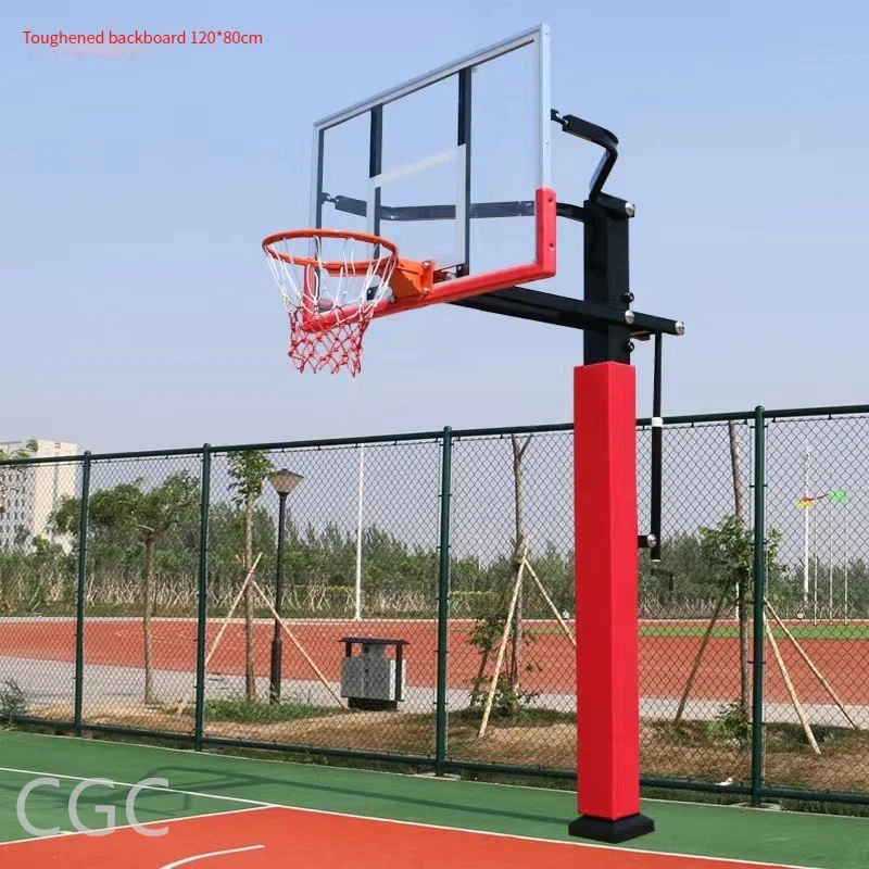 High Quality in Ground Basketball Hoop/Stand/System/Equipment Backboard for Basketball Sports