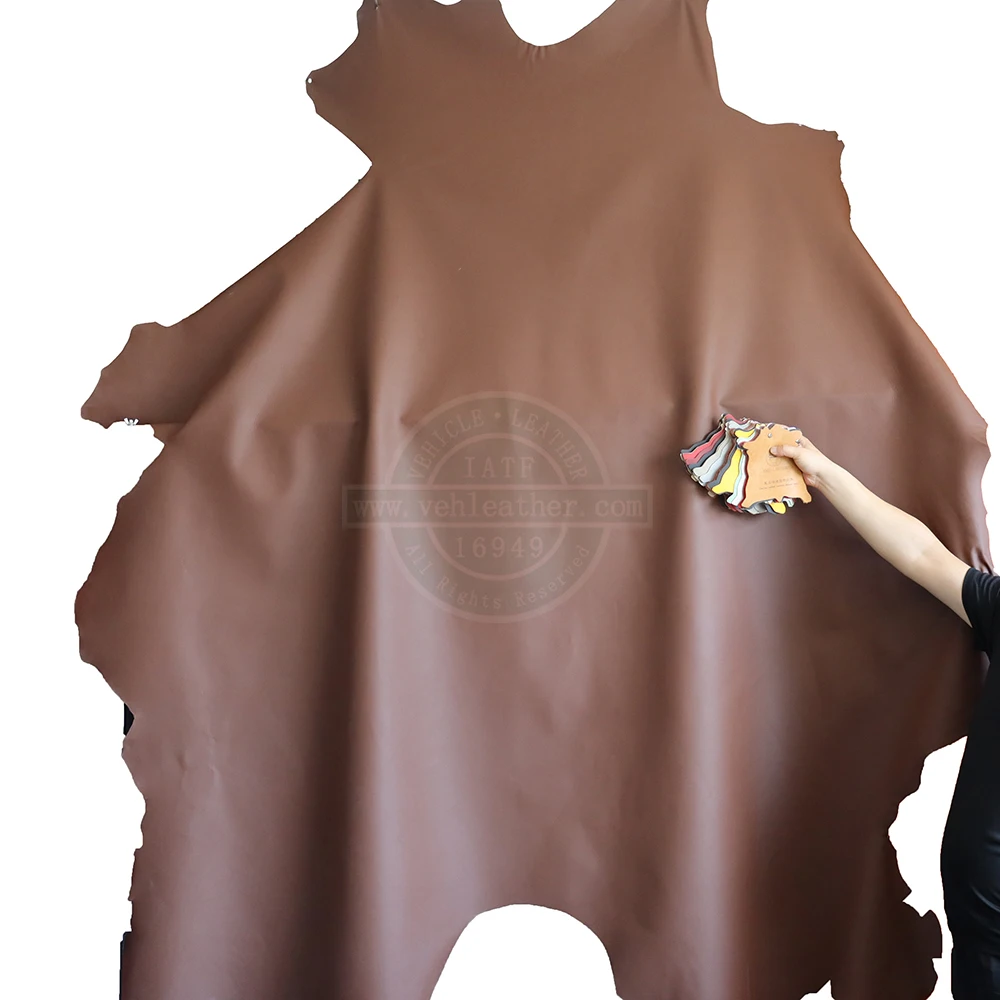 Top Raw Wet Salted Cattle Cow Hides Skin Price Grain Leather Maritime Leather For Yacht Interior Upholstery