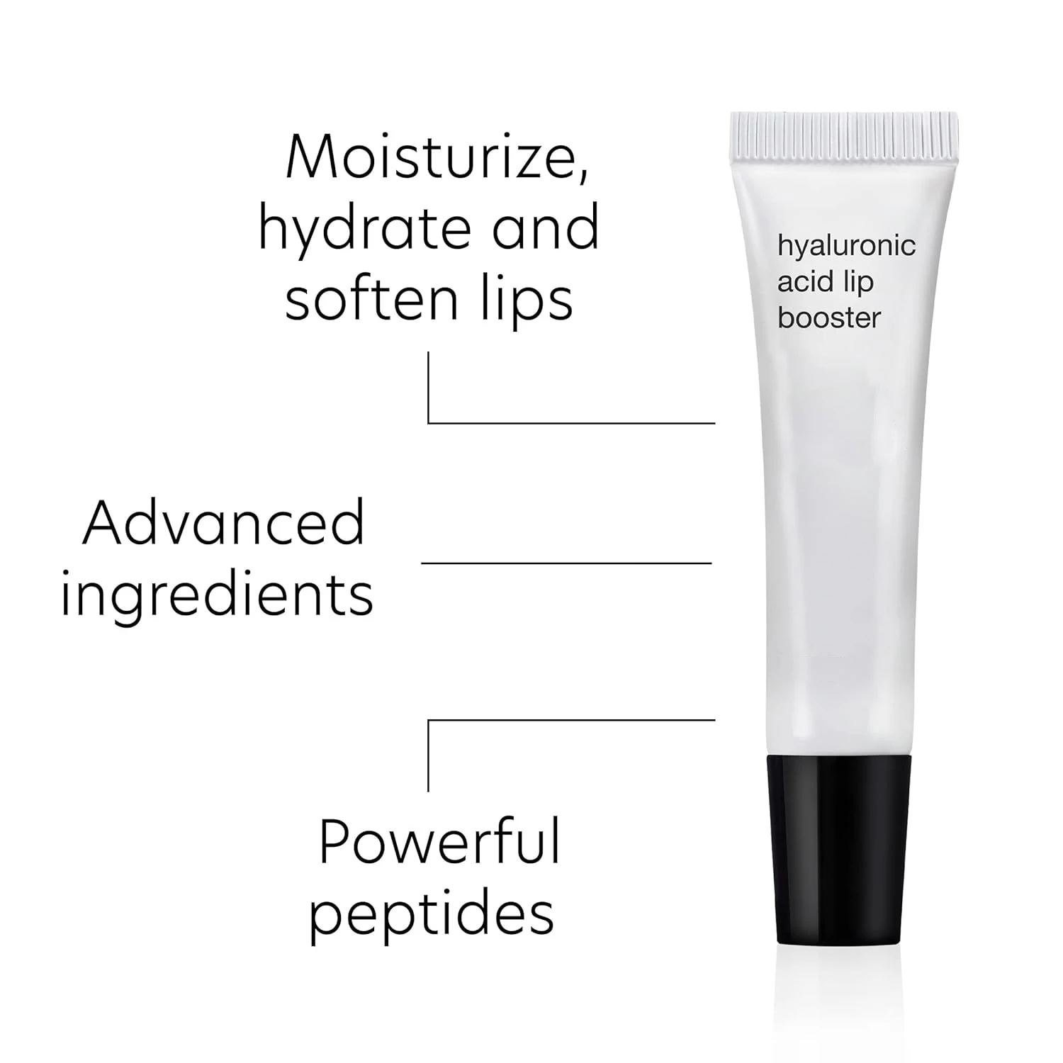 Private label hyaluronic acid lip plumper vegan instant plump hydrate minimize fine wrinkles