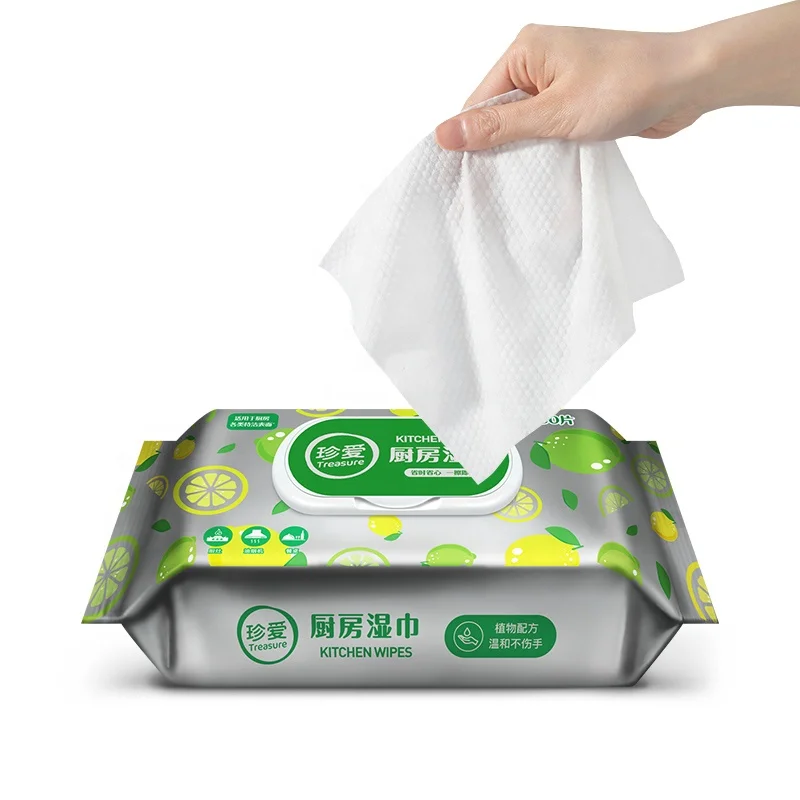 CF21 Treasure Wet Wipes Kitchen Wipes Household Cleaning Wipes